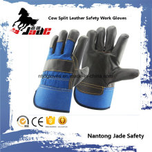 Dark Cowhide Furniture Leather Hand Safety Industrial Work Glove